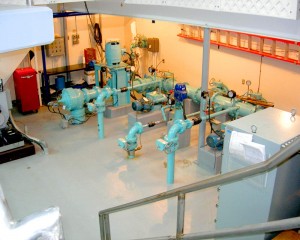 Municipal water treatment station